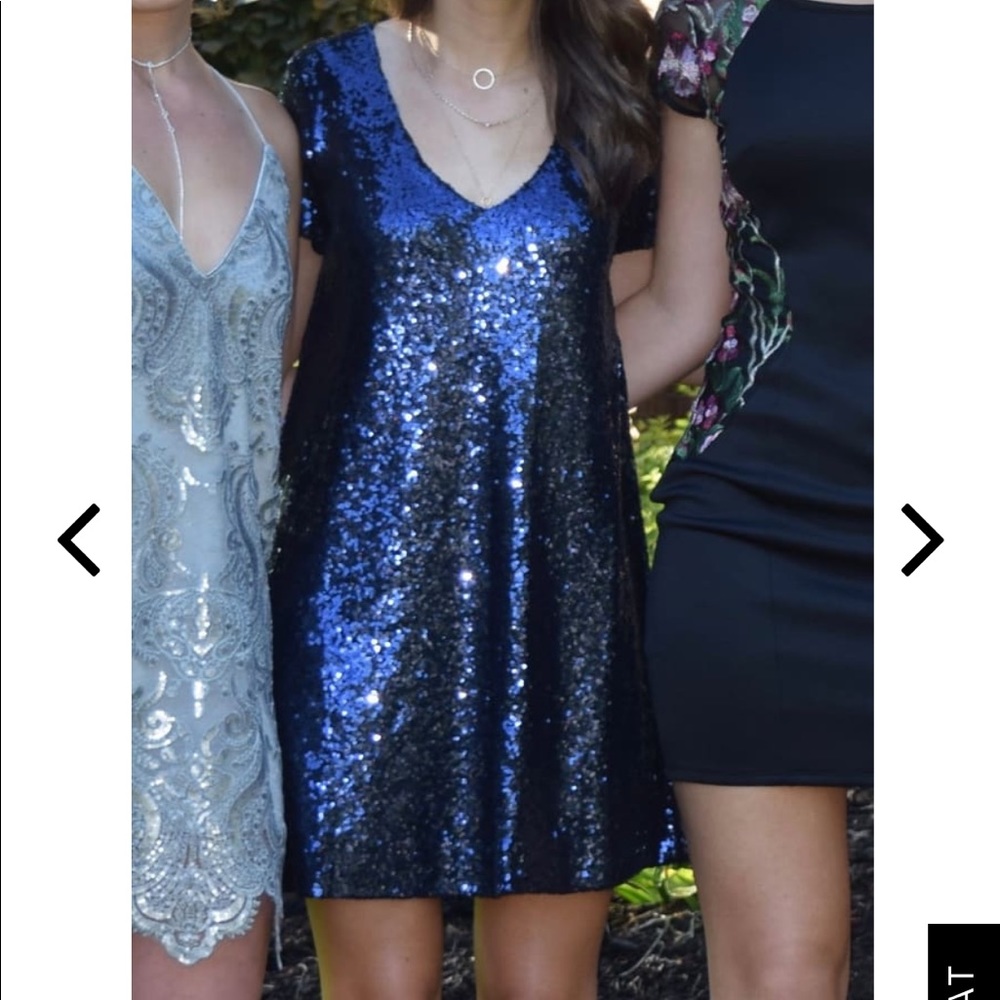 Lulus Sequin Shift Dress